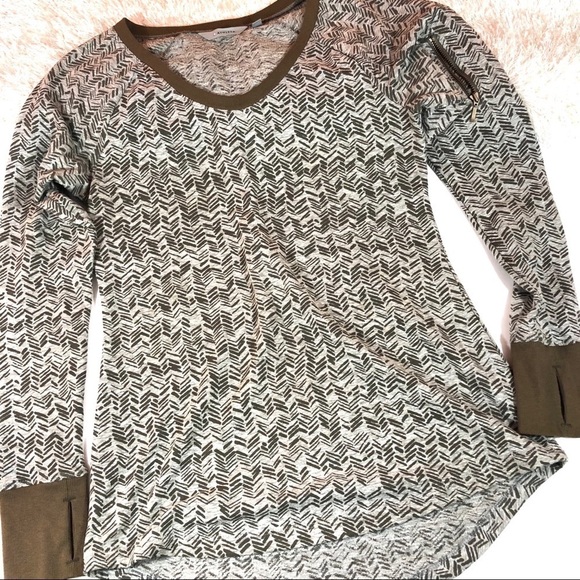 Athleta Tops - Athleta Brown Longsleeve Tee S
